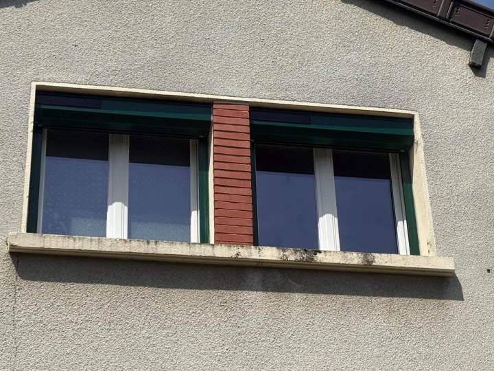 Volet roulant ouvert